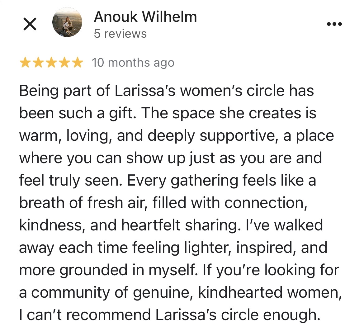 Testimonial from Anouk Wilhelm